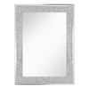 Airsurfer 36' x 28'' Modern Mirror Wall Crystal Square Hanging Decorative Mirror For Bathroom Living Room Entryway - 3 of 4