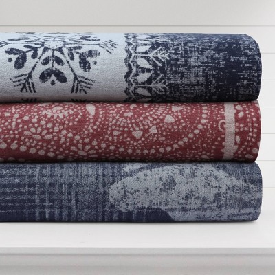Organic Cotton King Size Reversible Paisley Blanket