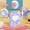 Unique Bargains PVC Portable Love Heart Hollow Design DIY 3 Inch Photocard Binder 40 Photos 1 Pc - 3 of 3