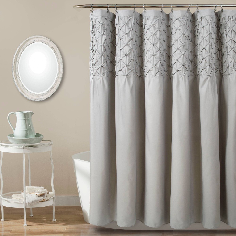 Bayview Shower Curtain Gray - Lush Décor