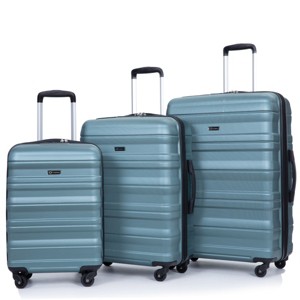 3 Piece PC Spinner Luggage Set with TSA Lock Lightweight Expandable Suitcases for Travel 21" 25" 29" - Cuddlewood - 1 of 4
