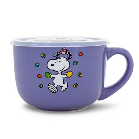 Peanuts Snoopy Chillin 24oz Soup Mug w/ Vented Lid
