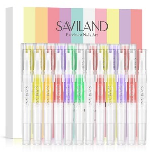 SAVILAND Vitamin E Revitalizing Cuticle Oil Pen, Overnight Nail Strengthener & Softener for Damaged Skin - 12ct - 1 of 4