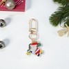 Unique Bargains Christmas Keychain Lobster Clasp Zinc Alloy Colorful 2.17" 1 Pc - 4 of 4
