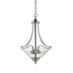 Millennium Lighting Natalie 3 - Light Pendant in  Satin Nickel - 1 of 4
