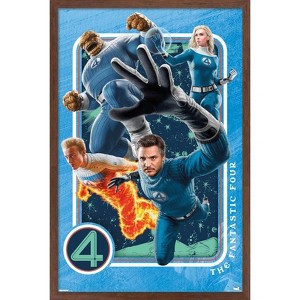 Trends International Marvel Fantastic Four: First Steps (2025) - Powers Framed Wall Poster Prints - 1 of 4