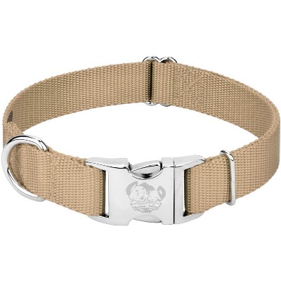 Country Brook Petz Premium Nylon Dog Collar with Metal Buckle for Small Medium Large Breeds - Vibrant 30+ Color Selection
