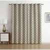 Kate Aurora Chic Living 100% Max Blackout Trellis Thermal Curtains - 3 of 3