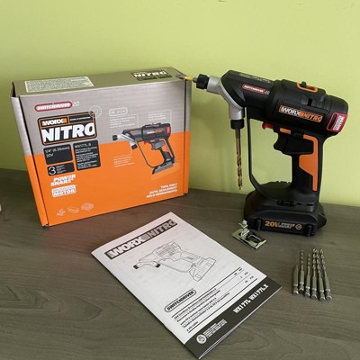 Worx Nitro Wx177l.9 20v Brushless Switchdriver 2.0 2-in-1 Cordless ...