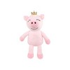 Hudson Baby Infant Girl Plush Bathrobe and Toy Set, Pig, One Size - 4 of 4