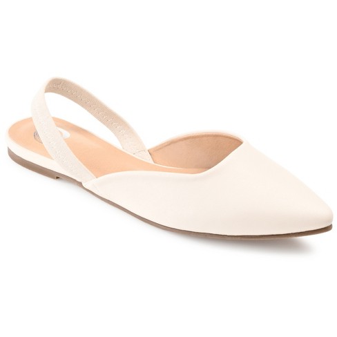 Journee Collection Womens Mallorca Pull On Almond Toe Sling-back Flats ...