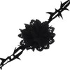 Unique Bargains Rose Tie Choker Necklace 1 Pc - 4 of 4