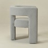 KINWELL 28" Wide Boucle Upholstered Square Armchair - 4 of 4