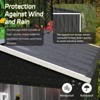SUXXAN 2 ft. 11 in. W Galvanized Steel Storage Shed and Outdoor Tool Shed - 3 of 4