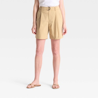 Women's High-Rise Bermuda Chino Shorts - A New Day™