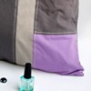 Slickblue Black Temptation Knitted Fabric Patchwork Pillow Cushion - 19.7", Stylish Decorative Floor Pillow, Easy Care - 2 of 3