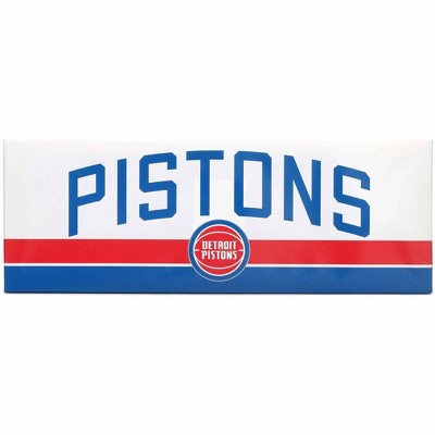 Detroit Pistons 15'' x 22'' Court Canvas Wall Art