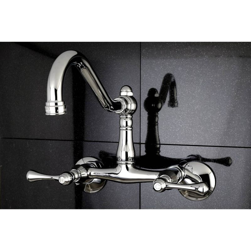 Kitchen Faucet with Lever Chrome - Kingston Brass, 5 of 6