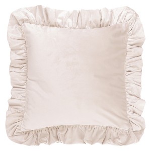 REGALWOVEN Scalloped Trim Outdoor Throw Pillow Covers for Sofa Living Room Home Decor 1 Pc - 1 of 4