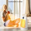 Topteng Space Heater. 1500W Electric Tabletop Heater for Home/Office, White - 2 of 4