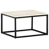 vidaXL Coffee Table End Table Side Sofa Table Real Stone with Marble Texture - 4 of 4
