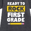- Instant Message - Ready To Rock First Grade Graphic Short Sleeve Fleece Dress - 2 of 4