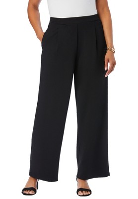 Jessica London Women's Plus Size Wide Leg Crepe Pants : Target