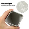 Unique Bargains Mini Portable PU Leather Jewelry Storage Makeup Bag 2 Pcs - 3 of 4