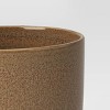 Ceramic Glazed Indoor Outdoor Planter Pot with Stand - Threshold™ - image 4 of 4