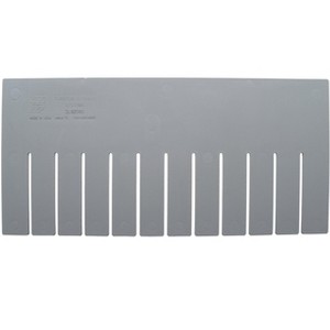 Quantum Storage Systems Long Divider, For Use With Dg92080, Gray (Pack Of 6), Made In Usa - 1 of 1