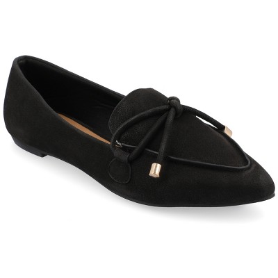 Journee Collection Womens Muriel Slip On Pointed Toe Loafer Flats : Target