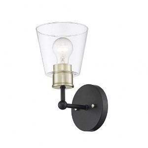 Millennium Lighting Cameron 1 - Light Sconce in  Matte Black/Modern Gold - 1 of 1