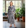 ADR Women's Long Robe, Fleece Plush Robe Woman, Cozy Regular & Plus Size Women's Bath Robe - 4 of 4