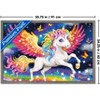 Trends International Kayomi Harai - Pegasus Rainbow Flight Framed Wall Poster Prints - 3 of 4