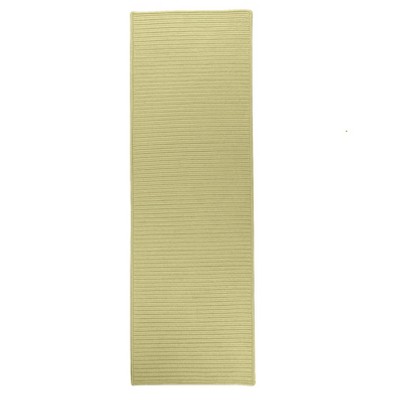 Colonial Mills Reversible Flat-Braid (Rect) Runner - Sprout Green 2'4"x5'