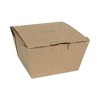 Pactiv Evergreen EarthChoice Tamper Evident OneBox Paper Box, 4.5 x 4.5 x 3.25, Kraft, 200/Carton - image 4 of 4