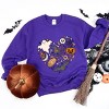 Simply Sage Market Halloween Heart Sweatshirt - XL - Purple - 3 of 4