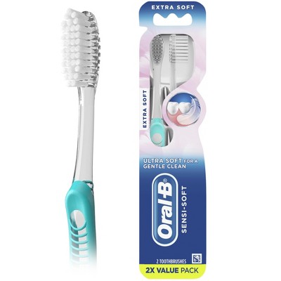 Oral-B Sensi-Soft Toothbrushes, Extra Soft, 2 Count
