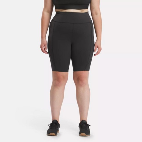 Reebok Lux High-Rise Bike Shorts (Plus Size) 3X Black