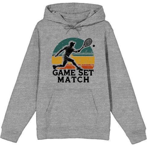 Game set match sweatshirt hotsell