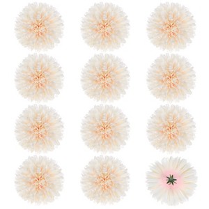 Unique Bargains Silk Fake Chrysanthemum DIY Home Decorations Artificial Flowers 12 Pcs - 1 of 4