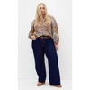 Women's Plus Size Mysteria Print Shirt - saddle | CITY CHIC - 2 of 4