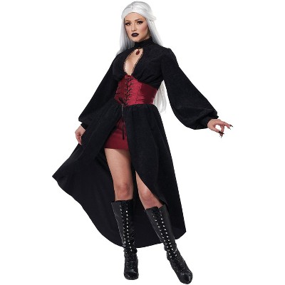 California Costumes Vampire Corset Coat Women's Costume, X-large