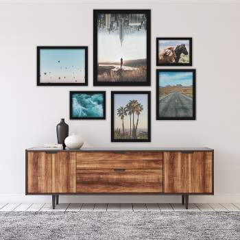 Americanflat Coastal (Set Of 6) Framed Prints Gallery Wall Art Set City And Country Wanderlust Photography By Luke Gram