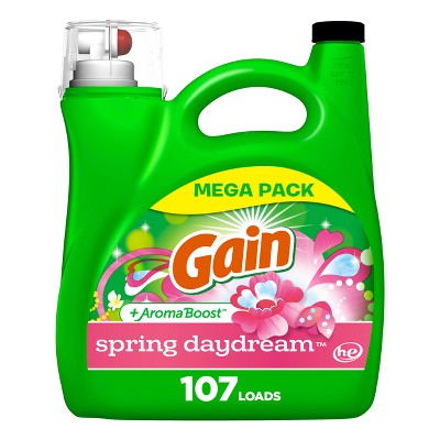 Photo 1 of Gain + Aroma Boost Spring Daydream Scent HE Compatible Liquid Laundry Detergent - 154 fl oz