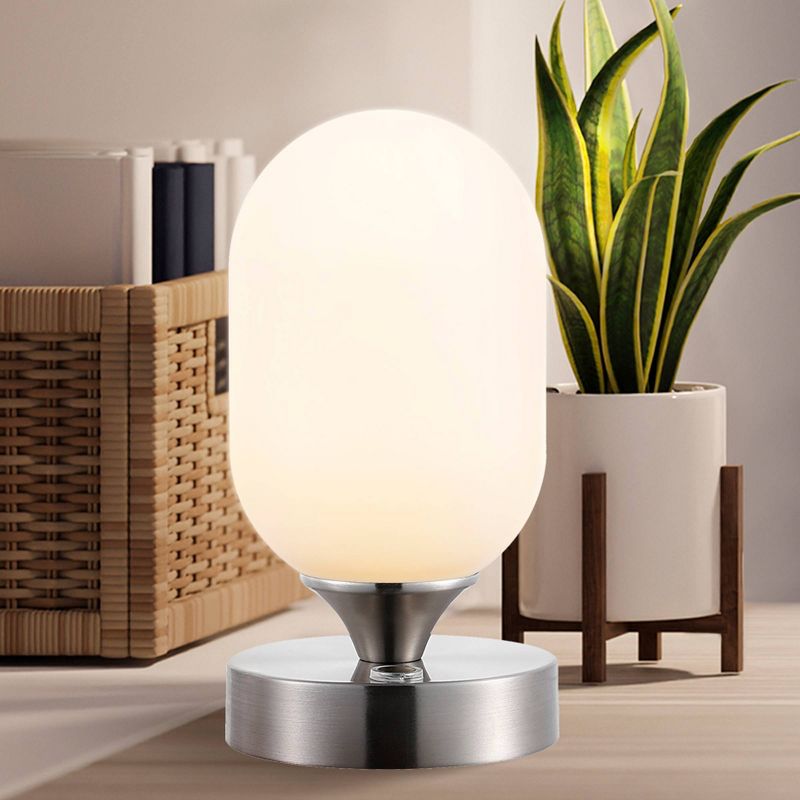 8" Eli Modern Minimalist Iron Rechargeable Integrated LED Table Lamp - JONATHAN Y, 5 of 10