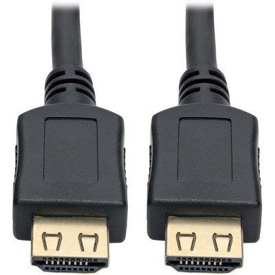 Tripp Lite High-Speed HDMI Cable w/ Gripping Connectors 4K M/M Black 6ft 6'