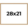 PosterPalooza | Classic Modern Gold Picture Frame - UV Acrylic, Backing Board, Hanging Hardware Included - 2 of 4