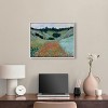 Art Remedy Claude Monet - Poppy Field in a hollow near Giverny Classic Monet Art Prints Framed - 2 of 4