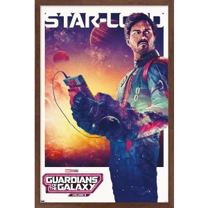 Trends International Marvel Guardians of the Galaxy Vol. 3 - Star-Lord One Sheet Framed Wall Poster Prints - 1 of 4